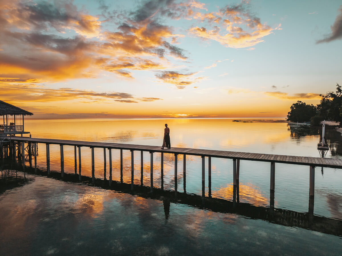 Suasana tenang Kepulauan Togean